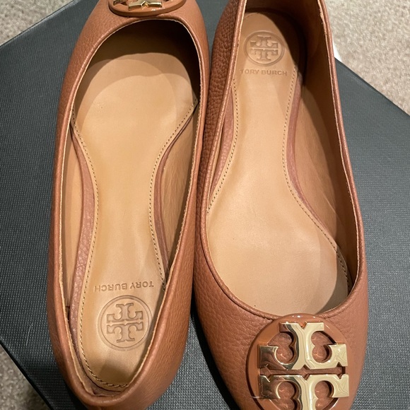 Tory Burch Leather Flats Size 6.5 - Picture 5 of 8